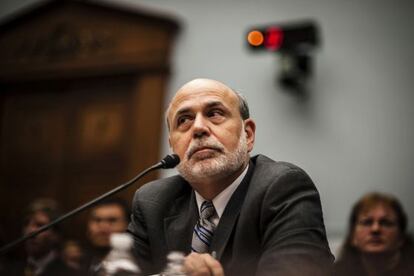 El rpesidente de la Fed, Ben Bernanke.