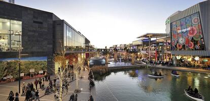 Imagen del centro comercial Puerto Venecia, en Zaragoza. 