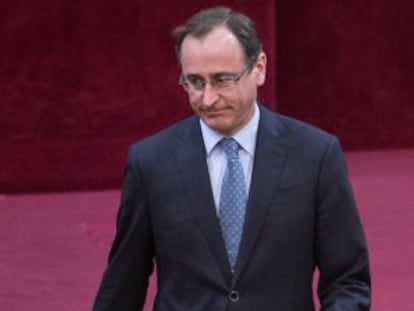 El Ministro de Sanidad, Alfonso Alonso, en una foto de archivo.