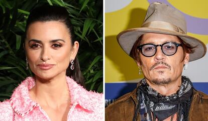 Penelope Cruz y Johnny Depp.