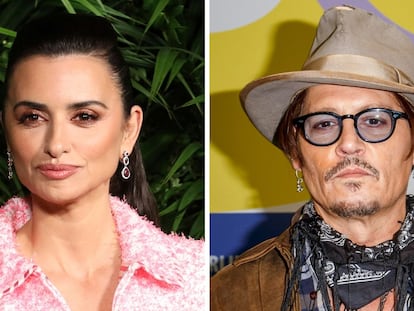 Penelope Cruz y Johnny Depp.