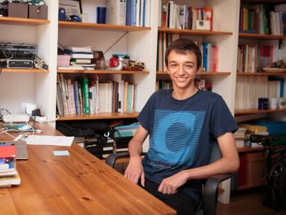 Carles Domingo, el primer estudiante catalán que ha obtenido un 10 en Selectividad.