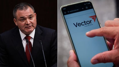 Genaro García Luna y la aplicación Vector.