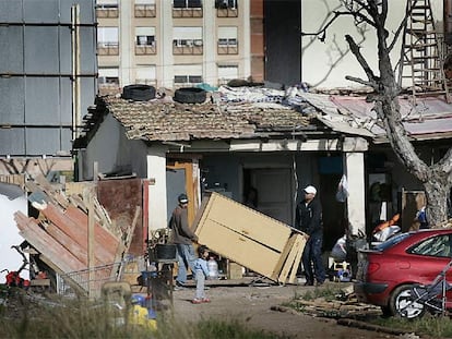Una alquería ocupada por rumanos
