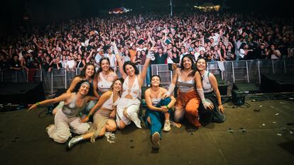 Les que faltaband en un concert