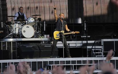 En el concierto de San Sebastián no faltaron las míticas 'Born in the USA', 'Born to Run', 'Gory Days', y 'Dancing in the Dark'.