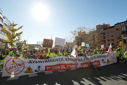 Protesta en Montecarmelo contra el cantón de basuras que construirá el Ayuntamiento, cedida por la Plataforma No Al Cantón.