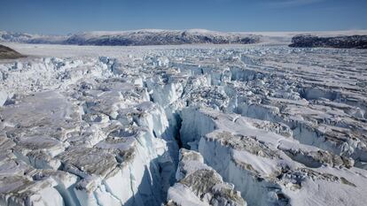 Un glacial de Groenlandia el pasado junio.