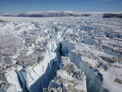 Un glacial de Groenlandia el pasado junio.