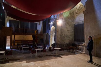 Interior de la iglesia, utilizada ahora como escenario para conciertos y actividades culturales.