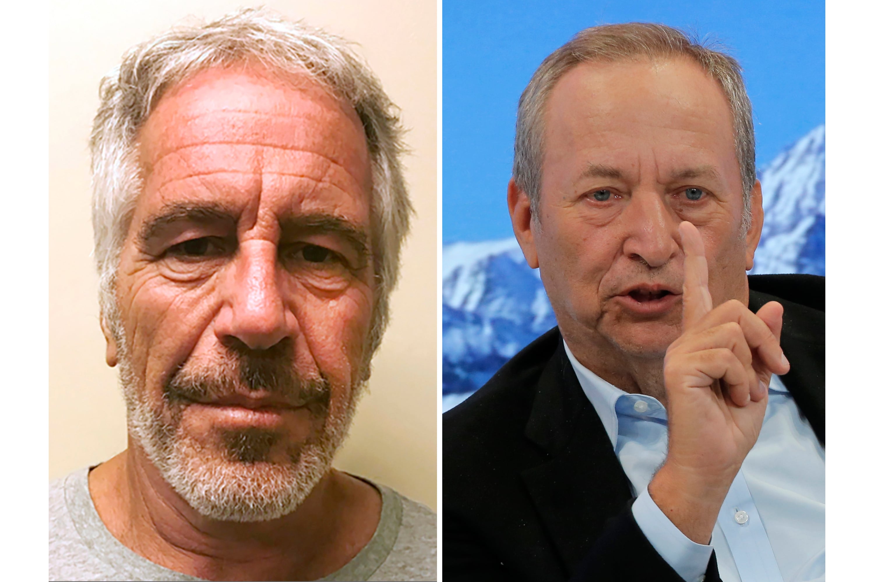 Jeffrey Epstein y el economista Larry Summers