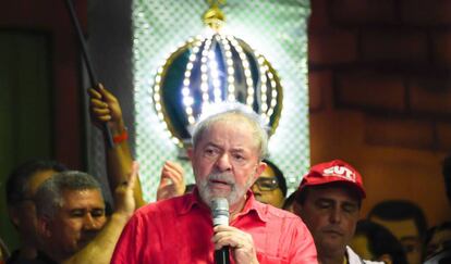 Lula, no s&aacute;bado passado, em ato da CUT no Rio de Janeiro.