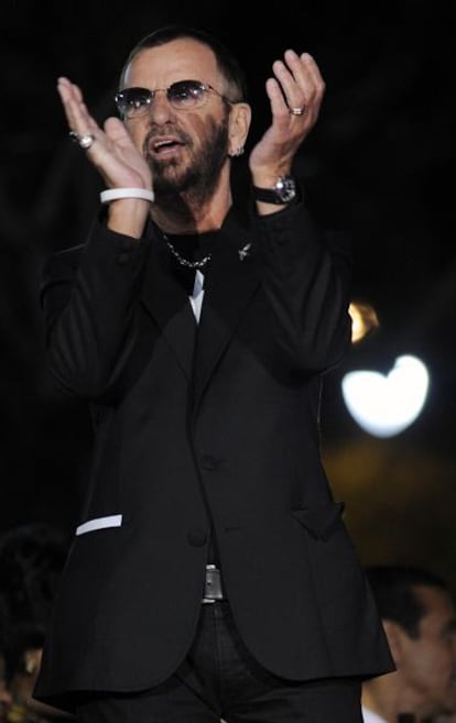 Ringo Starr en una imagen de febrero de 2010