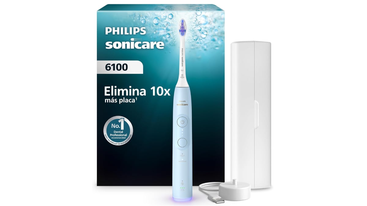 Cepillo de dientes eléctrico Philips Sonicare 6100.