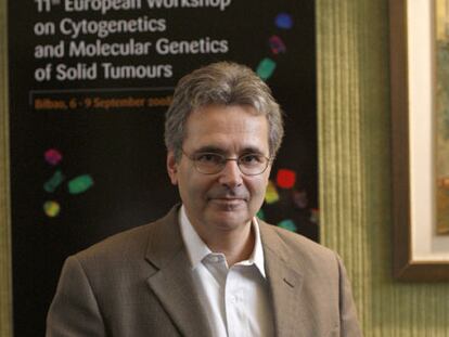 Ronald DePinho, durante su estancia en Bilbao.