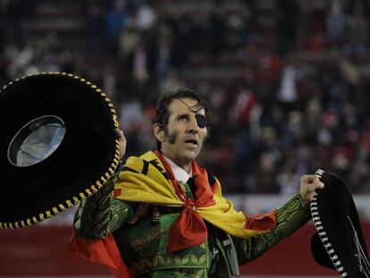 Juan José Padilla, en su despedida de la Monumental de México.