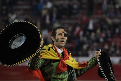 Juan José Padilla, en su despedida de la Monumental de México.