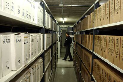 Dependencias del Archivo de la Guerra Civil en Salamanca.