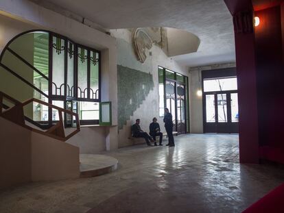 Un dels nous espais de la Beckett, a l&rsquo;antic edifici de la cooperativa Pau i Just&iacute;cia, al Poblenou.