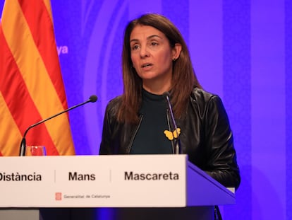 La consellera de Presidencia y portavoz del Govern, Meritxell Budó.
GENERALITAT
(Foto de ARCHIVO)
18/11/2018