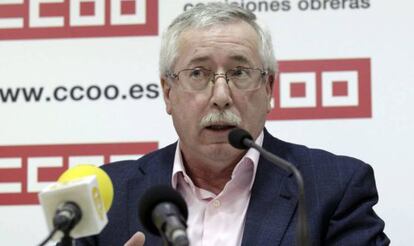 El secretario general de CCOO, Ignacio Fernández Toxo.