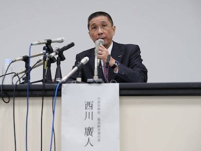 El consejero delegado de Nissan, Hiroto Saikawa.  