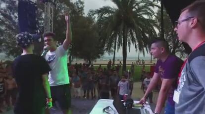 Captura del vídeo resumen del evento difundido por la productora Garra Music en Youtube.