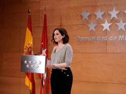 Isabel Díaz Ayuso, en una imagen de archivo.