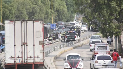 La autopista que conecta la Ciudad de México con Querétaro