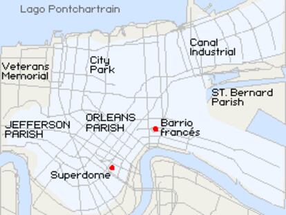 Centro de Nueva Orleans, Luisiana