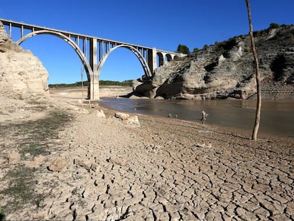 The Entrepeñas reservoir in late 2017.