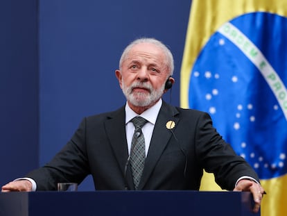 El presidente brasileño, Luiz Inácio Lula da Silva, esta semana en Santiago de Chile.