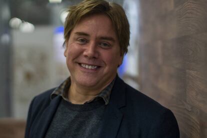 Stephen Chbosky en la Feria Internacional del Libro de Guadalajara de 2019. 