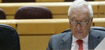 El ministro de Asuntos Exteriores Jos&eacute; Manuel Garc&iacute;a-Margallo. 