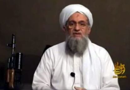 El l&iacute;der de Al Qaeda, Ayman al-Zawahiri.