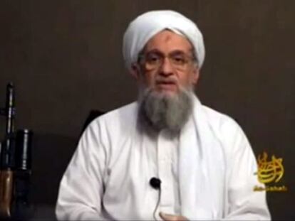 El l&iacute;der de Al Qaeda, Ayman al-Zawahiri.
