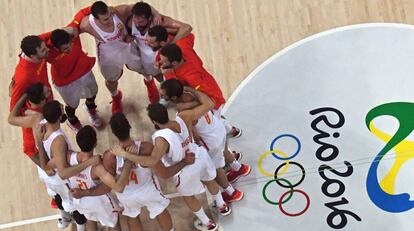 La pi&ntilde;a espa&ntilde;ola celebra el pase a semifinales