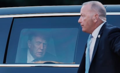 Donald Trump, en La Haya el 24 de junio.
