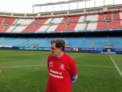 Feliciano Miguel Rosendo Dasilva, en el Calderón durante un acto.