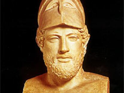 Copia del retrato ideal de Pericles, de la época romana.