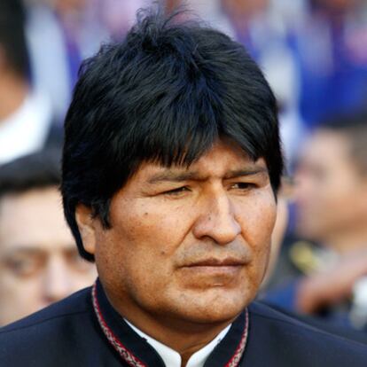El presidente Evo Morales, el pasado mes de mayo, durante una visita a Paraguay.