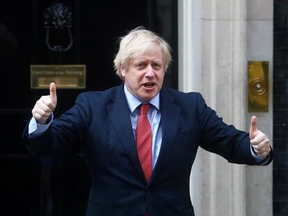 Boris Johnson, primer ministro británico.