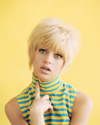 La actriz Goldie Hawn en un retrato tomado en 1965.