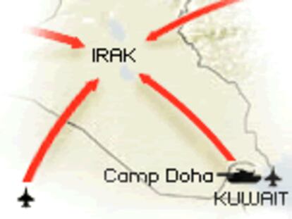 El Ejército estadounidense espera la orden de Bush para lanzar el ataque contra Irak