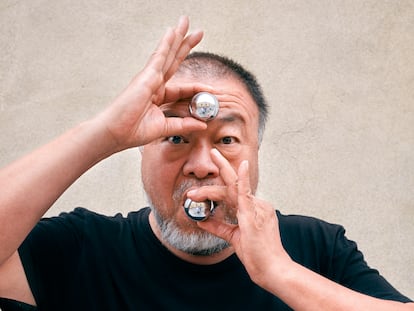 Ai Weiwei, a principios de octubre, en la Cordoaria Nacional, en Lisboa.