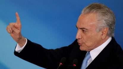 O presidente Michel Temer, no último dia 31.