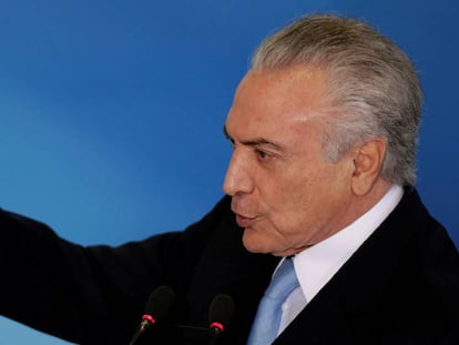 O presidente Michel Temer, no último dia 31.