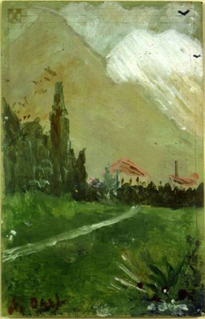 'Apisaje', obra pintada entre 1910 y 1914 y catalogada con el número 1 por la Fundación Gala-Salvador Dalí.
