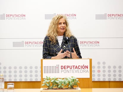 La presidenta de la Diputación de Pontevedra, la socialista Carmela Silva.