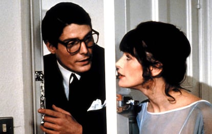 Christopher Reeve e Margot Kidder em 1978